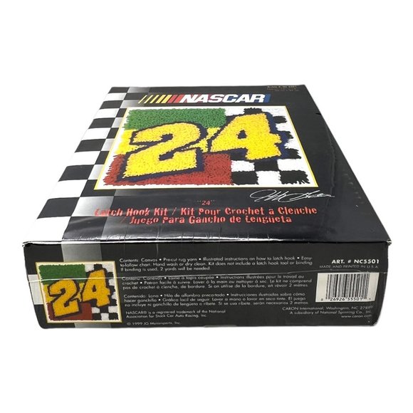 NASCAR "24" Latch Hook Kit by Caron International # NC 5501 - Picture 7 of 7